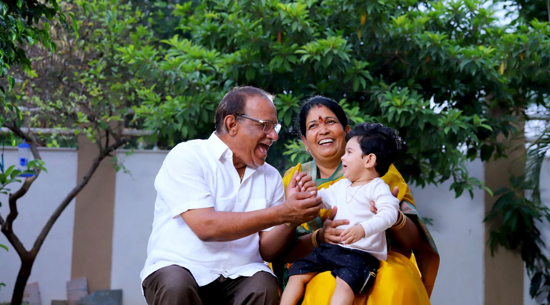 Caregiver supporting family at home